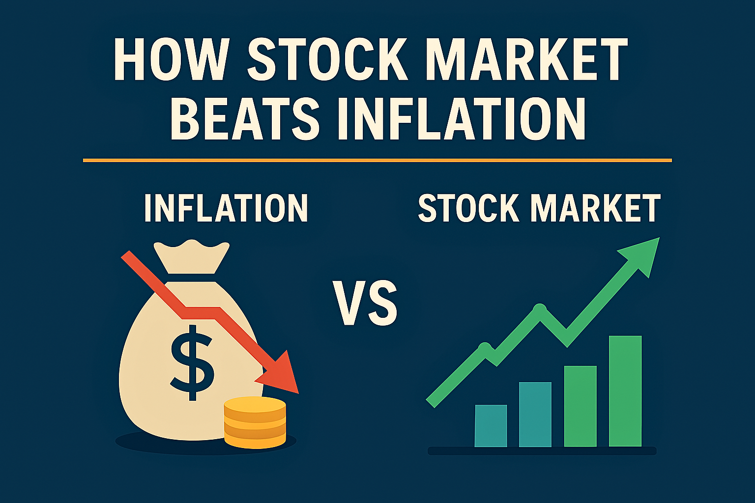 How Stock Market Beats the Inflation